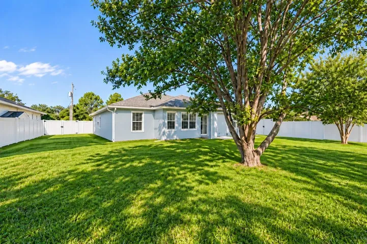 Fenced in Backyard