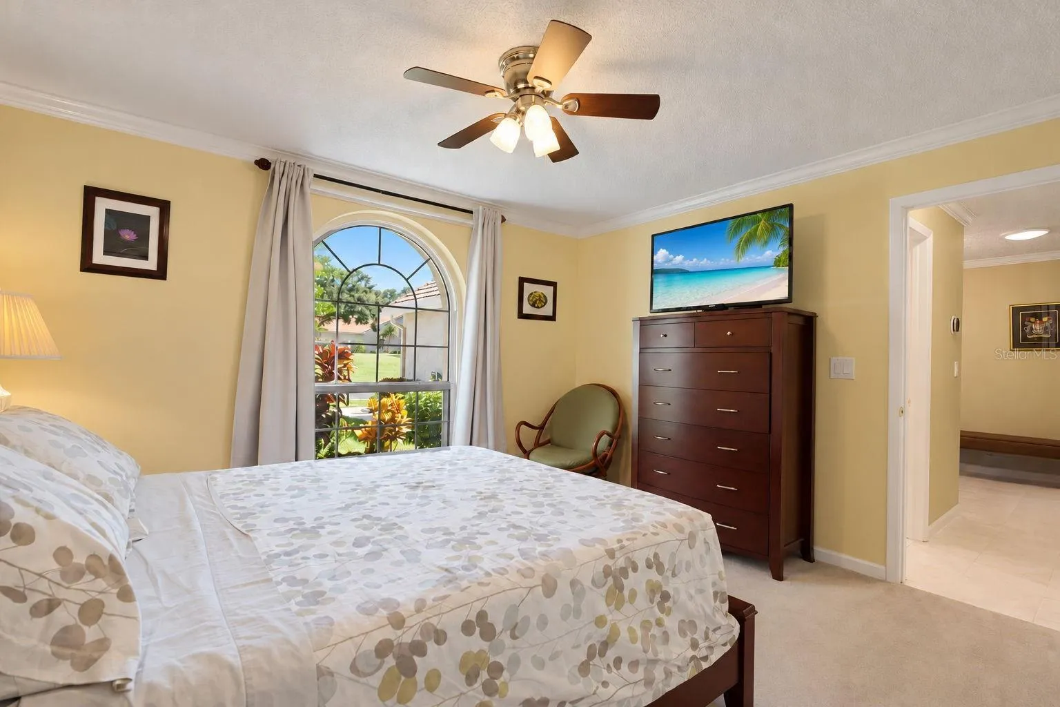 Updated window, nice sized closet for storage, &amp; conveniently located next to the hall bath~