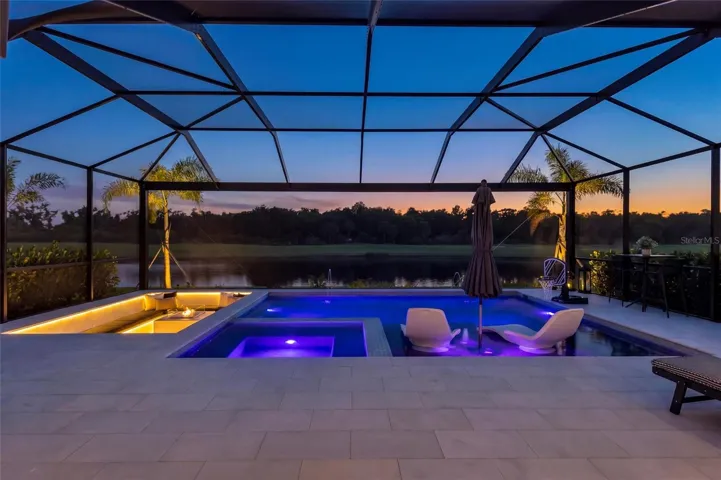 Firepit and Pool