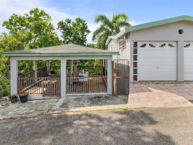 Carport and garage