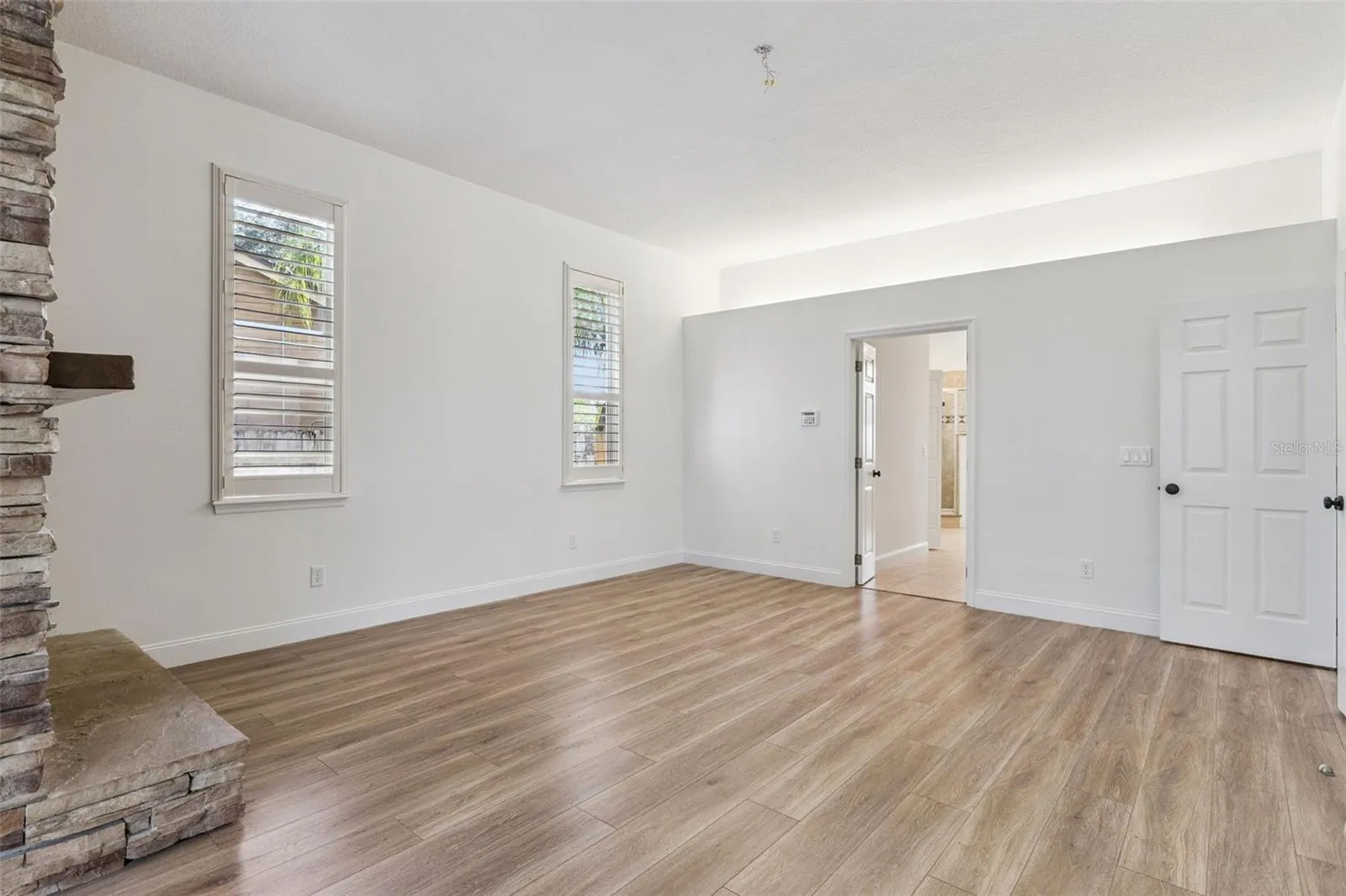 Primary Bedroom with Fireplace!