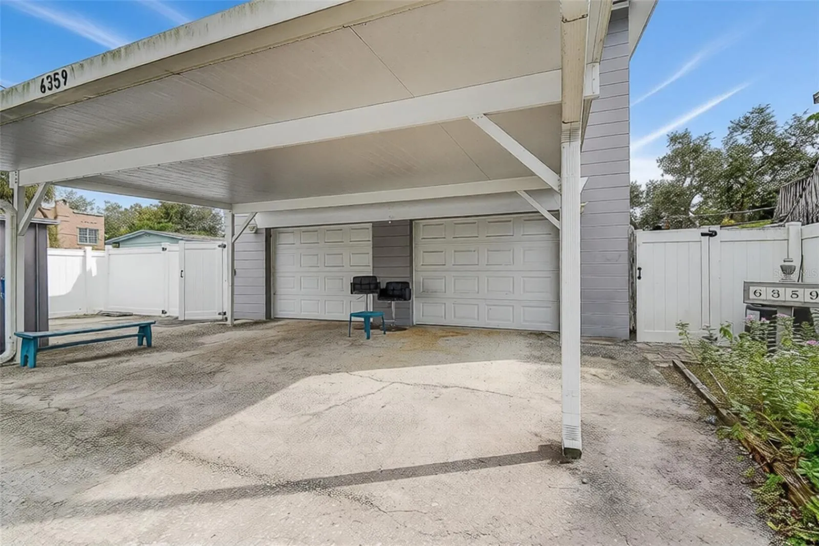 Rear Carport
