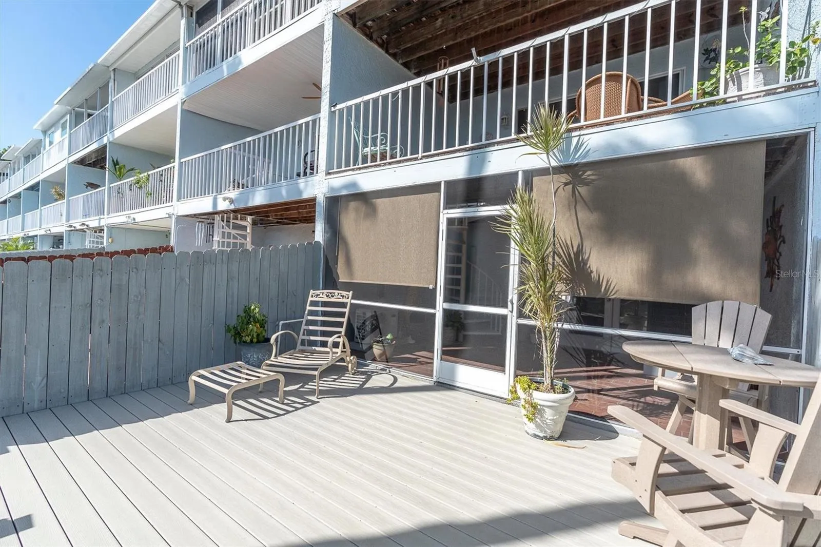 Backyard deck