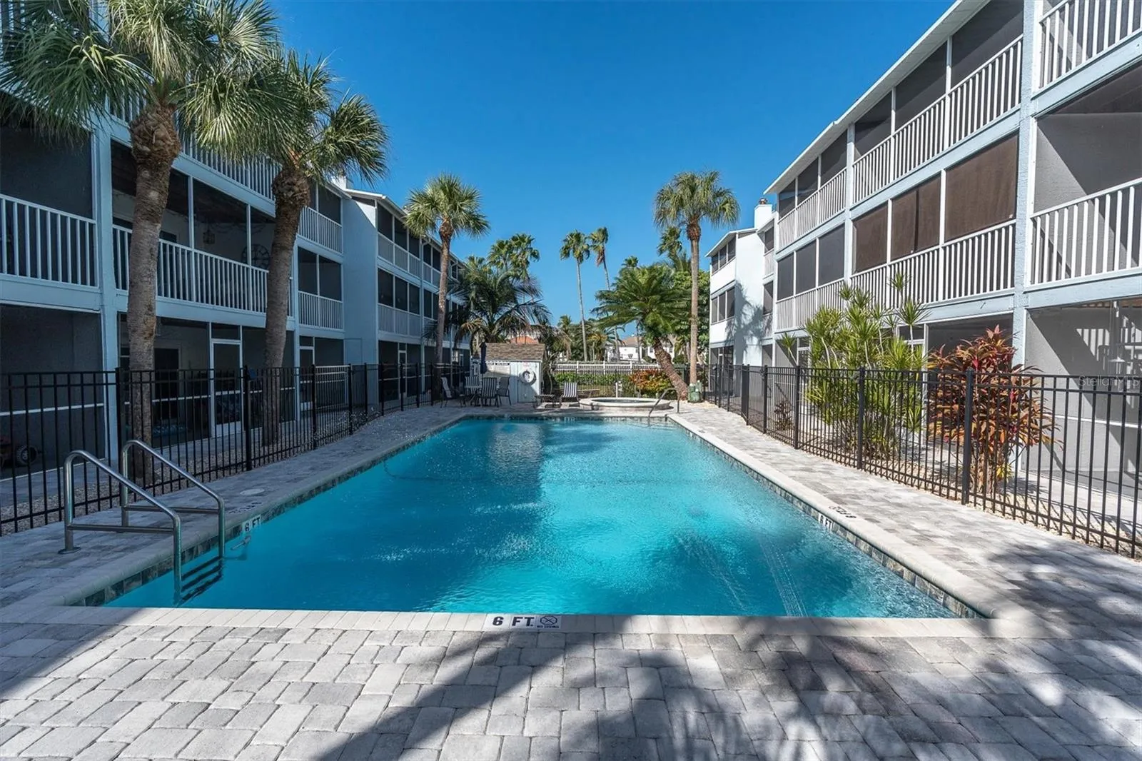 Community Pool just steps away.