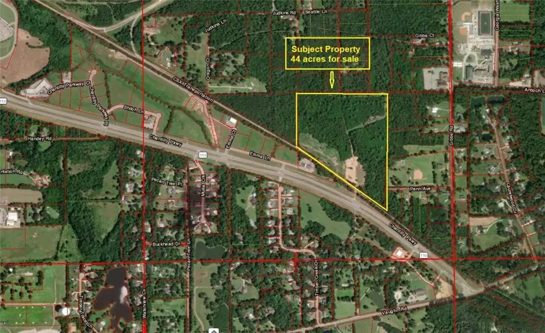 Aerial View of Lafayette at Chantilly Pike Road, Al