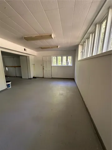 finished basement rec area