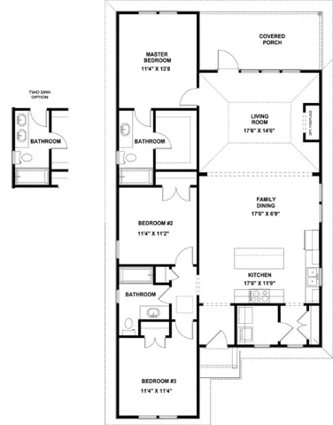 Northgate Lot 58 – Tate A Floorplan