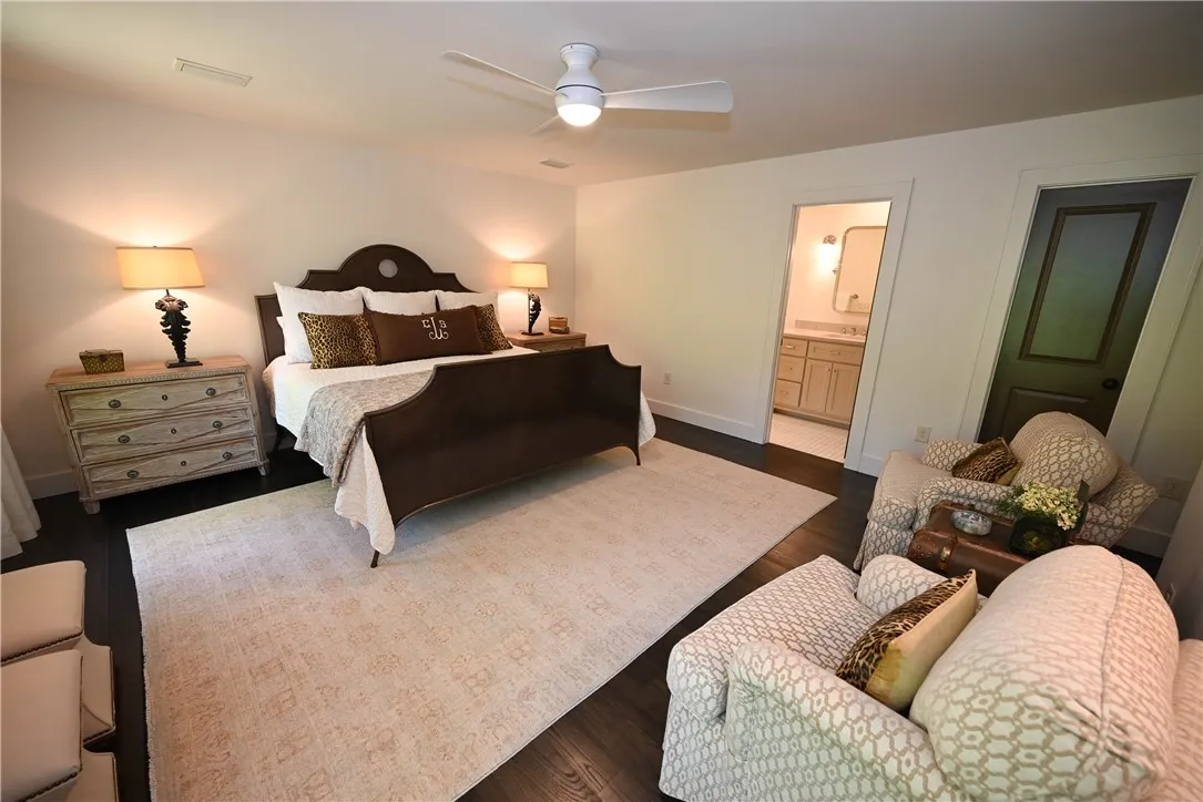 Bedroom 3 is also spacious, and has a walk-in closet.