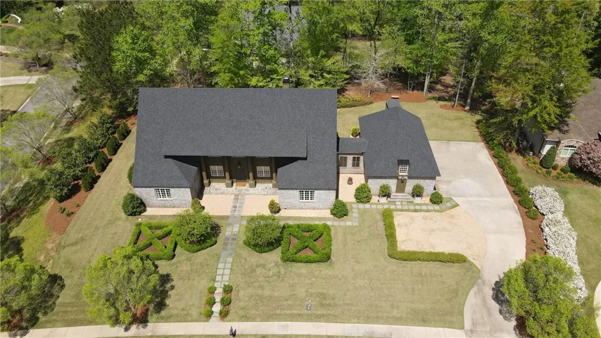 Set on almost an acre of land.