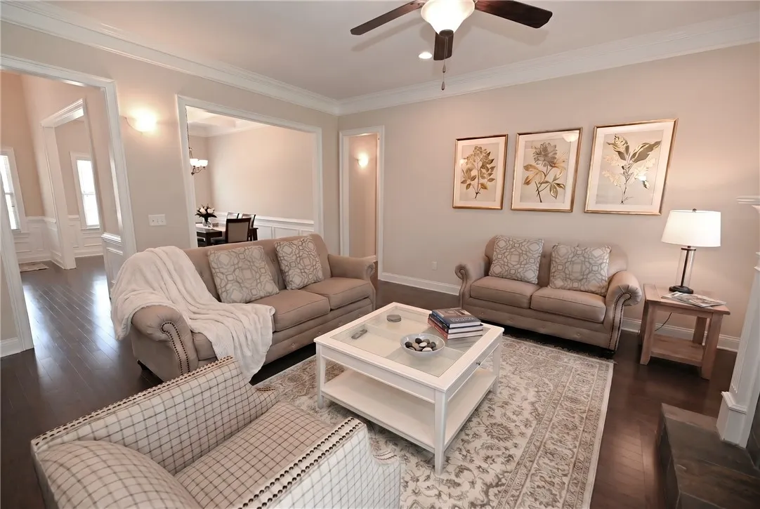 DIGITALLY STAGED Living Room