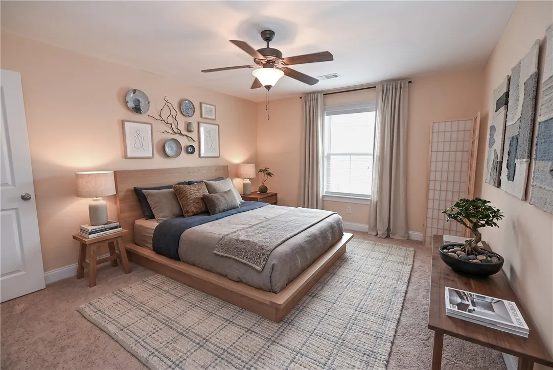 DIGITALLY STAGED Bedroom 2