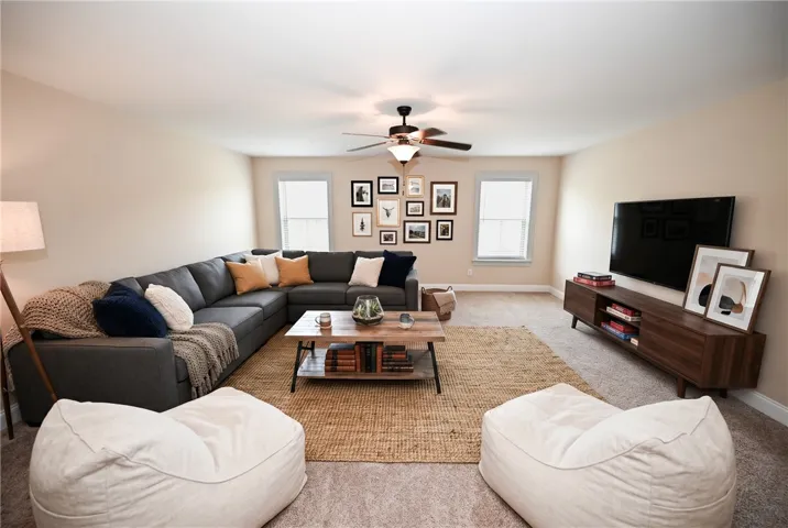 DIGITALLY STAGED Bonus Room (Also could be 6th Bedroom)