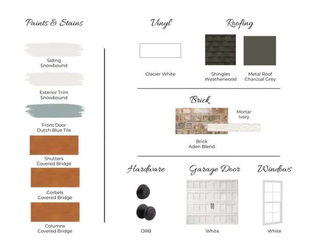 Exterior design board lot 93 Firefly