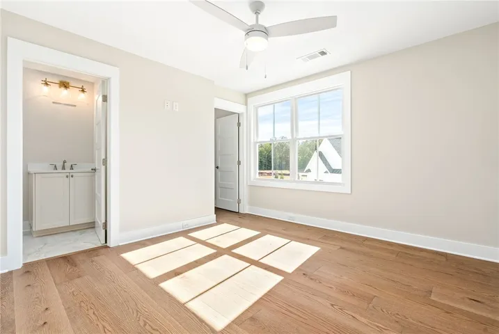 THIRD BEDROOM SECOND LEVEL WITH PRIVATE BATH & WALK IN CLOSET