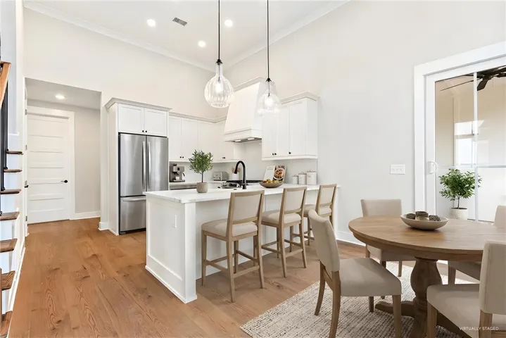 Kitchen virtually staged