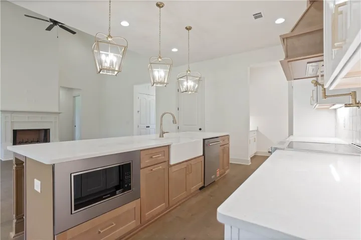 Kitchen island - overlooking the living room!
