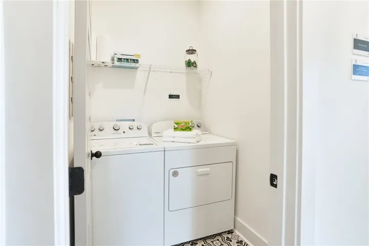 EXAMPLE of a Toby B - Laundry Room.  All plans, pricing, & specifications are subject to change without notice.