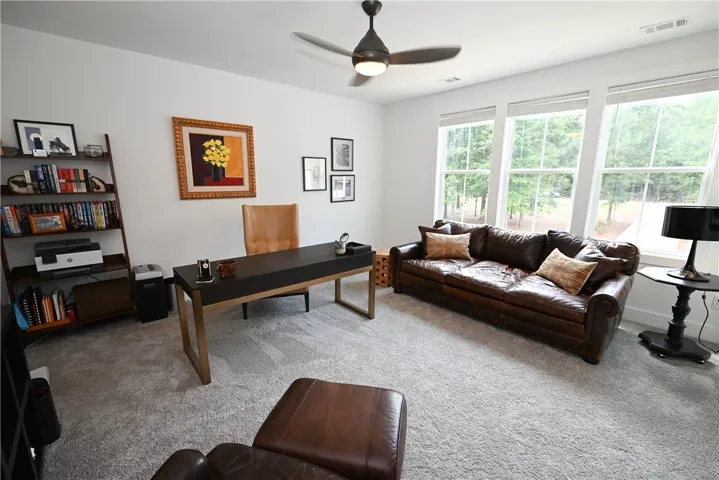 Upstairs bedroom #2: extremely spacious, with walk-in closet & gorgeous views!