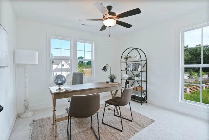 Example of a furnished Holden Plan - All plans, pricing, and specifications are subject to change without notice.