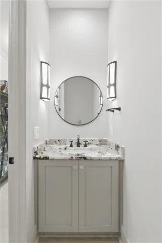 Main Level guest powder room