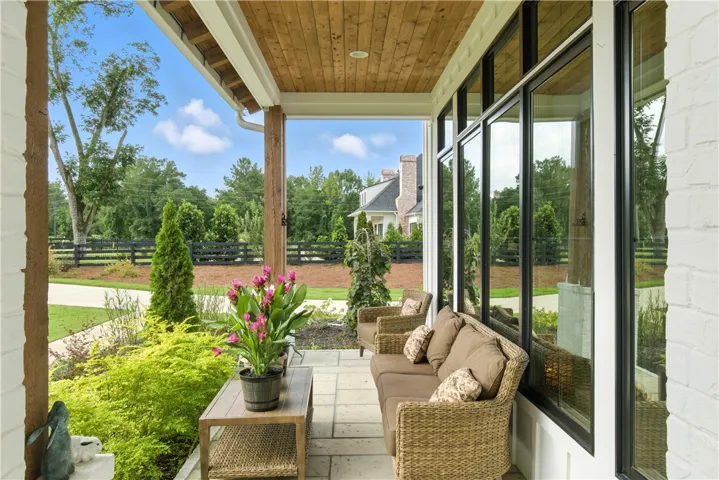 Front porch living in peace and serenity