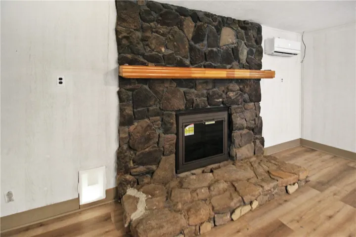 Cozy Stone Fireplace