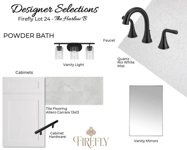 Selections for lot 24 by Holland Homes LLC. All plans, pricing, and specifications are subject to change without notice.