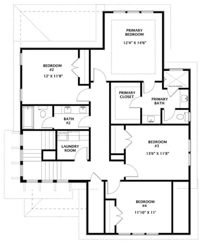 The Harlow A by Holland Homes LLC. All plans, pricing, and selections/specifications are subject to change without notice.