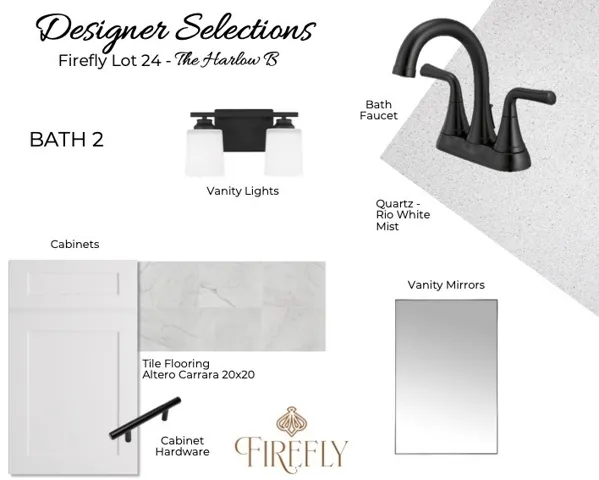 Selections for lot 24 by Holland Homes LLC. All plans, pricing, and specifications are subject to change without notice.