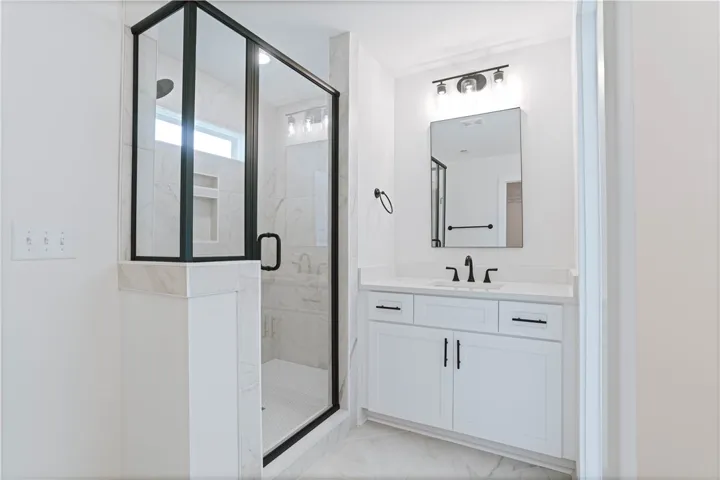 Walk-In Tile Shower in Primary Bathroom