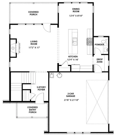 The Harlow A by Holland Homes LLC. All plans, pricing, and selections/specifications are subject to change without notice.