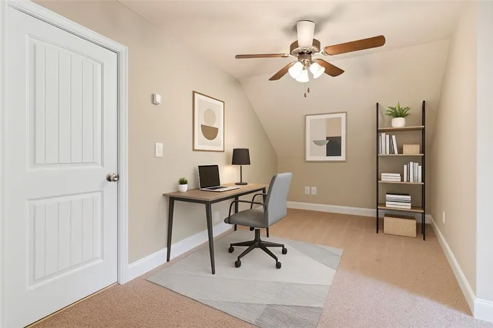 Virtually Staged Office area