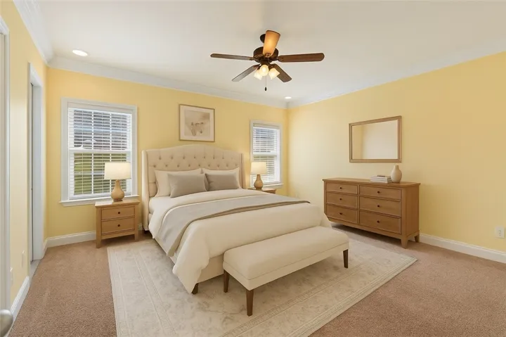 Primary bedroom -Staged