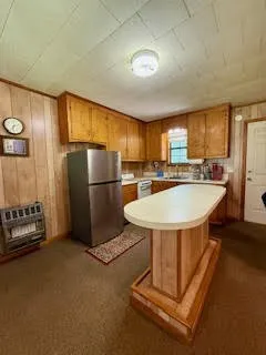 Cottage kitchen island