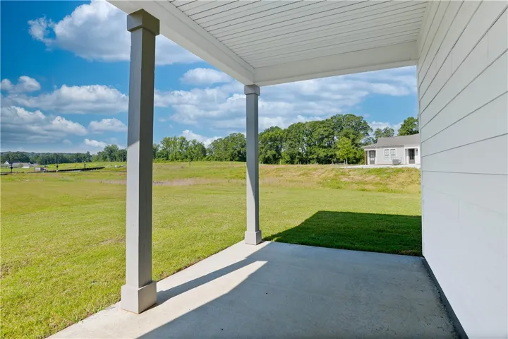 Covered Back Porch
Example of a completed Trent Plan