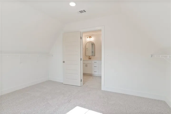 Primary Bedroom CLOSET
Example of a completed Trent Plan