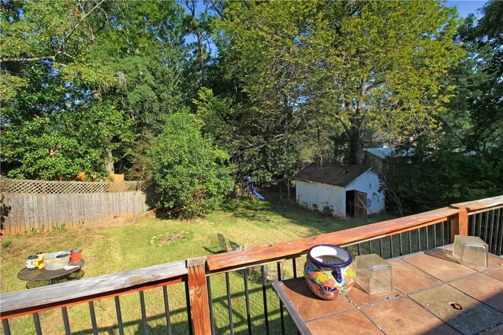 View of Backyard from Back Deck