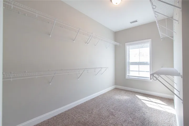 Primary closet