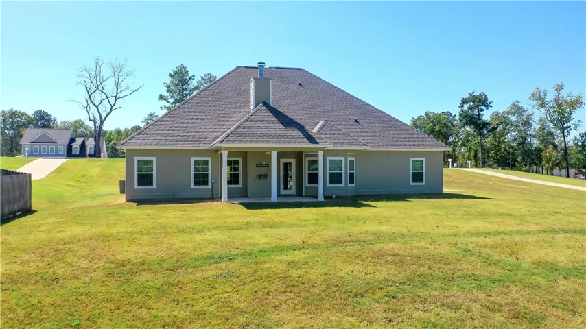 Back view of home