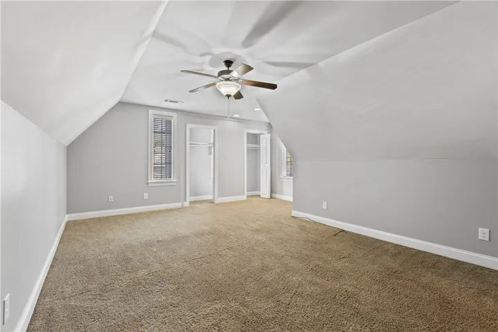 bedroom 4 with large closet; ample space and can be used as a bonus room