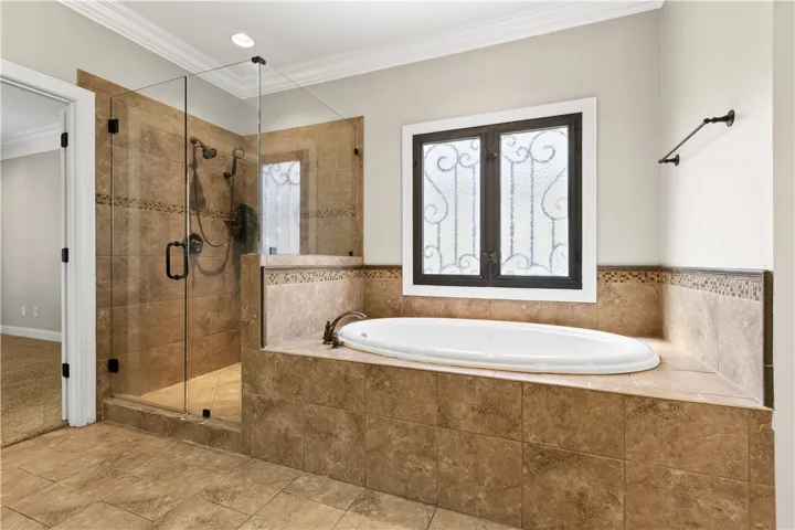 Master bath spa tub