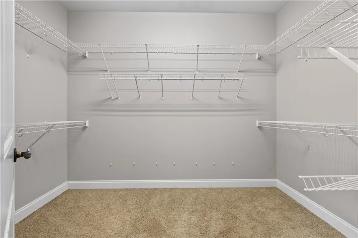 Master bedroom closet