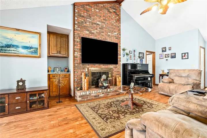Wood burning Fire place