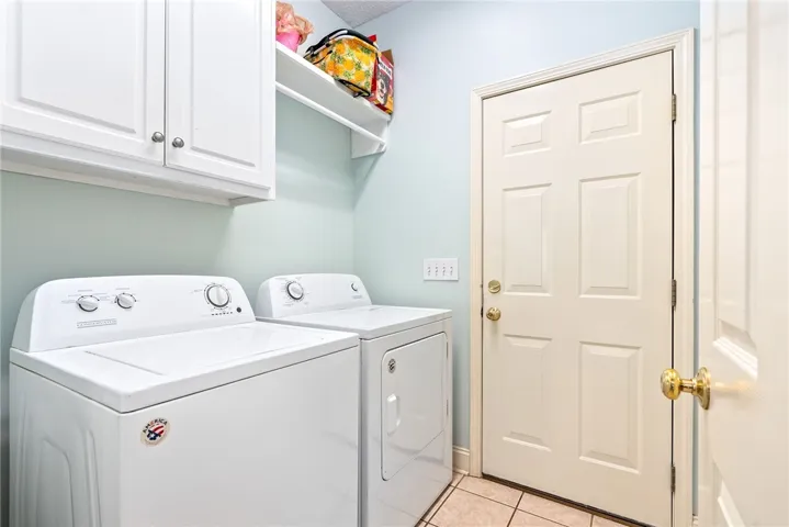 Laundry with Garage Entry