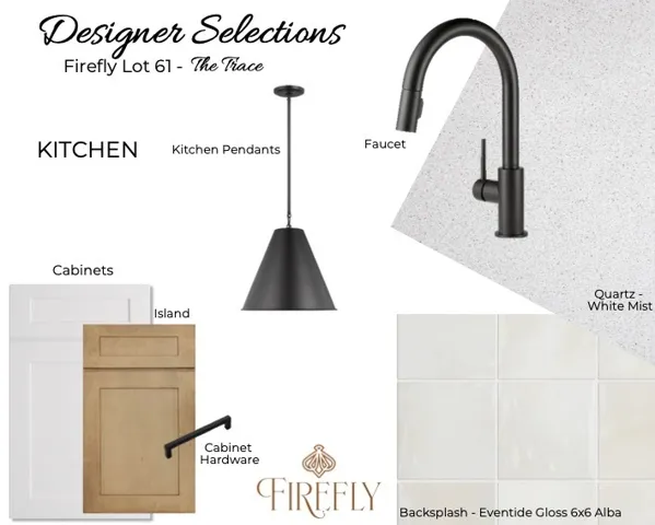Designer Selections for Lot 61. All plans, pricing, and specifications are subject to change without notice.