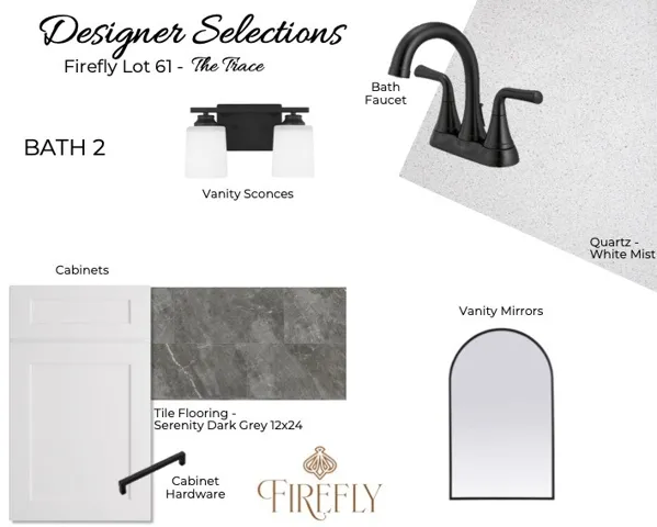Designer Selections for Lot 61. All plans, pricing, and specifications are subject to change without notice.