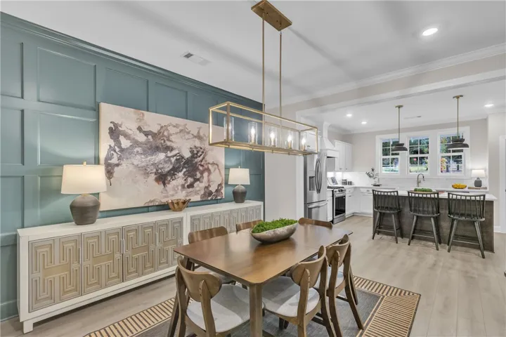 This image is of the interior unit model home.