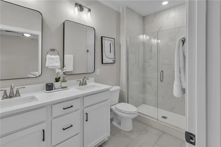 This image is of the interior unit model home.