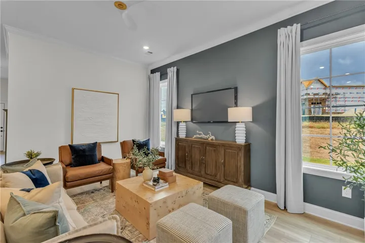 This image is of the exterior unit model home.