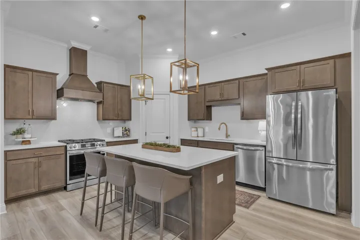 This image is of the exterior unit model home.